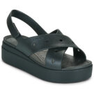 Crocs BROOKLYN 4U CROSS STRAP SANDAL Nero Sandali bassi Donna - 1