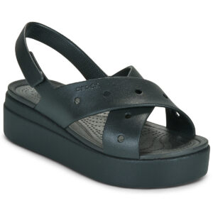 Crocs BROOKLYN 4U CROSS STRAP SANDAL Nero Sandali bassi Donna