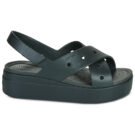 Crocs BROOKLYN 4U CROSS STRAP SANDAL Nero Sandali bassi Donna - 2