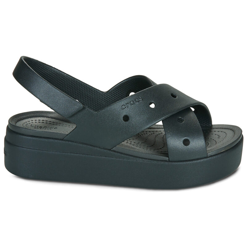 Crocs BROOKLYN 4U CROSS STRAP SANDAL Nero Sandali bassi Donna - 2