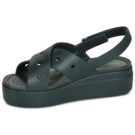 Crocs BROOKLYN 4U CROSS STRAP SANDAL Nero Sandali bassi Donna - 4