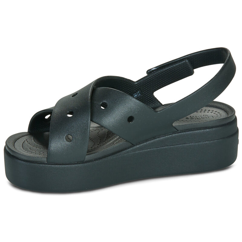 Crocs BROOKLYN 4U CROSS STRAP SANDAL Nero Sandali bassi Donna - 4
