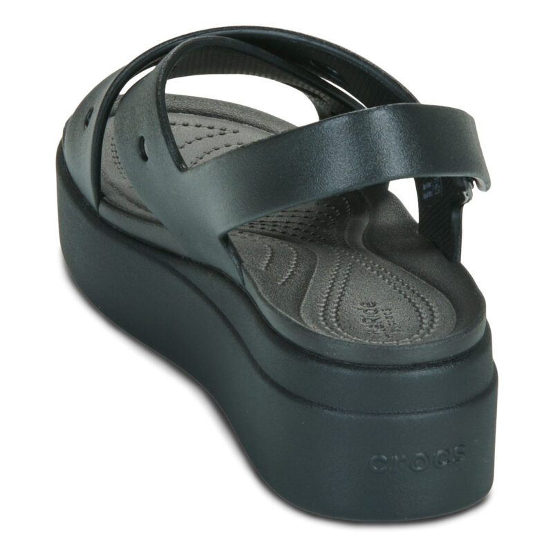 Crocs BROOKLYN 4U CROSS STRAP SANDAL Nero Sandali bassi Donna - 5