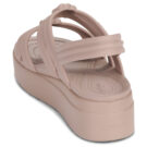 Crocs BROOKLYN KNOT LOW WEDGE Beige Sandali bassi Donna - 5