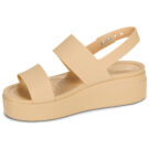Crocs BROOKLYN LOW WEDGE Beige Sandali bassi Donna - 4