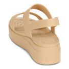 Crocs BROOKLYN LOW WEDGE Beige Sandali bassi Donna - 5