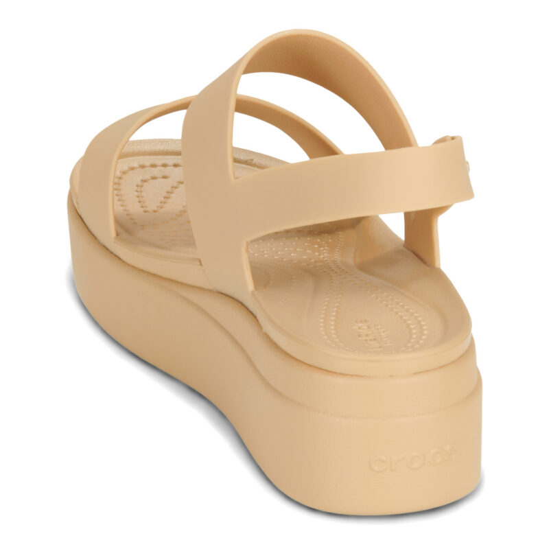 Crocs BROOKLYN LOW WEDGE Beige Sandali bassi Donna - 5