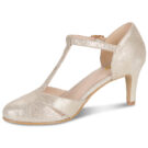 Betty London Zapatos de tac&oacute;n MASETTE Gold para mujer - Talla 4