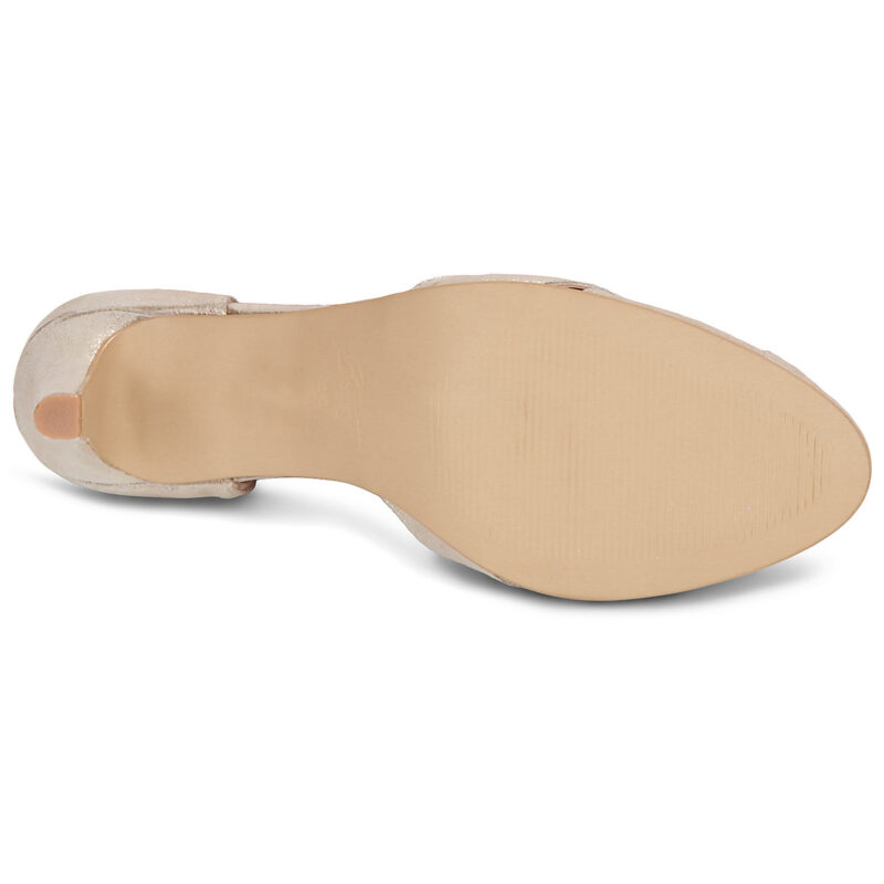 Betty London Zapatos de tac&oacute;n MASETTE Gold para mujer - Talla 7