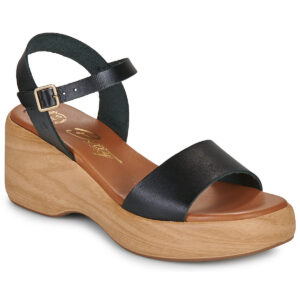 Betty London JADE Nero Sandali con zeppa Donna
