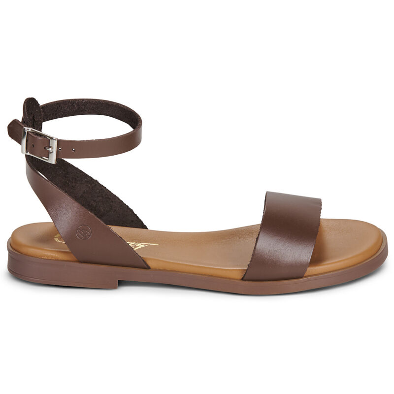 Betty London Sandalias bajas marr&oacute;ns para mujer GIMA - 2