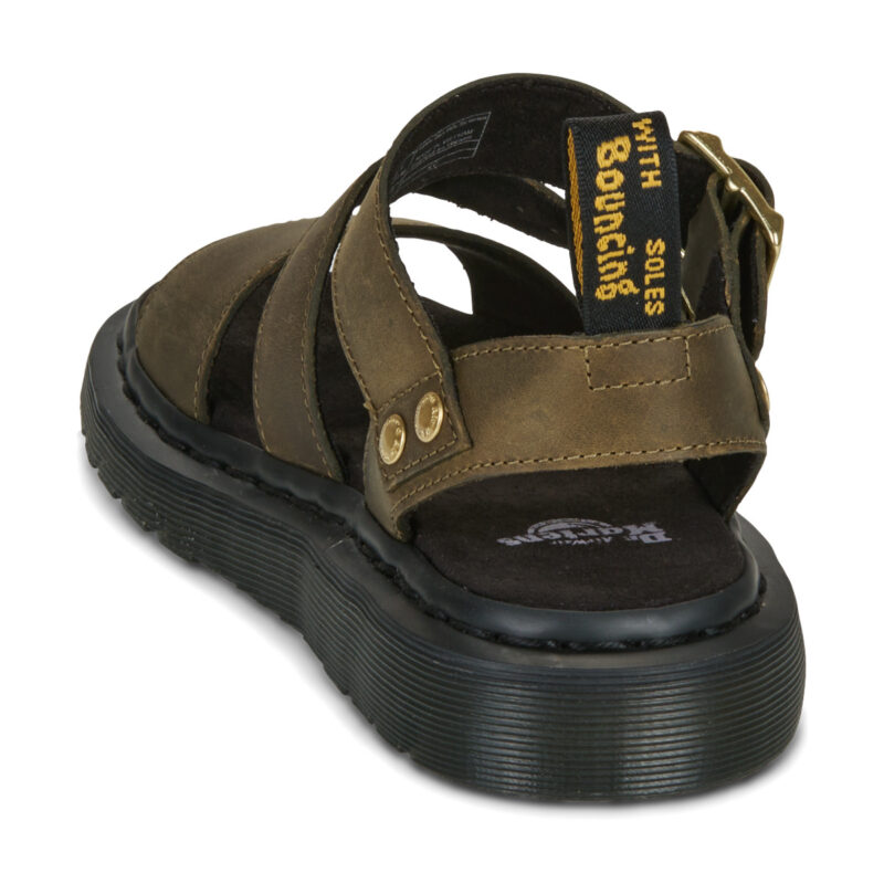 Dr. Martens Gryphon Strap Sandal DMs Olive Wyoming Kaki Sandali bassi Donna - 5