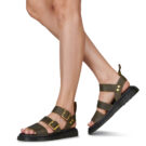 Dr. Martens Gryphon Strap Sandal DMs Olive Wyoming Kaki Sandali bassi Donna - 8