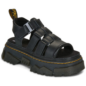 Dr. Martens  Mattison 3S Sandal Black Athena  Nero -  Sandali con zeppa  Donna