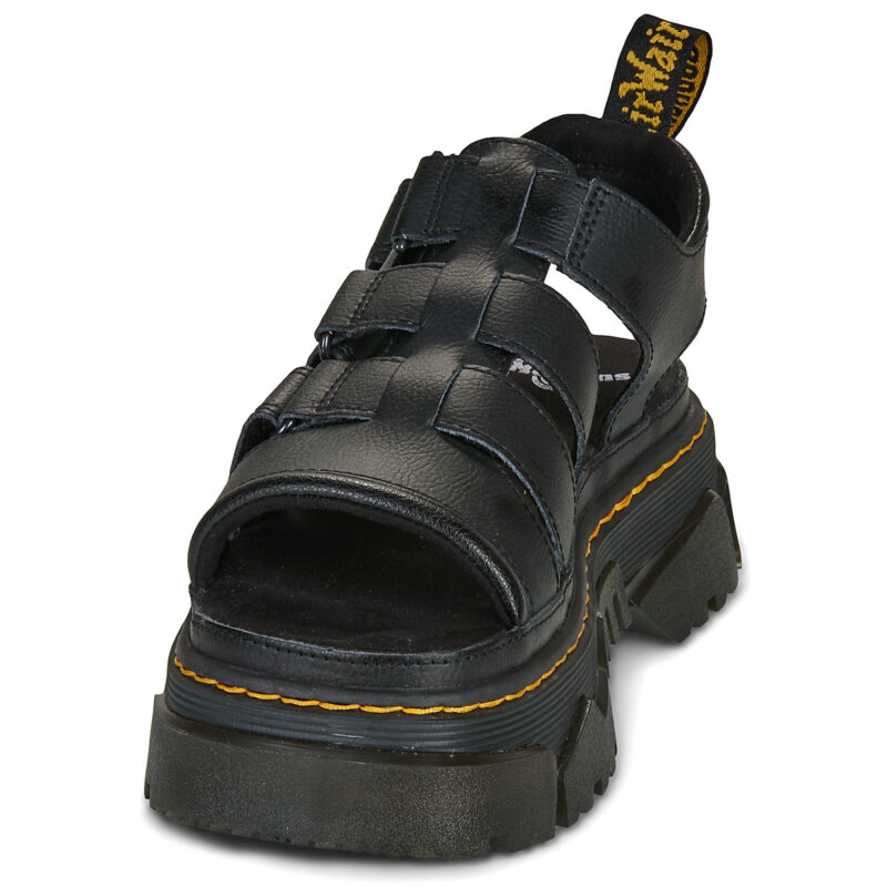 Dr. Martens Mattison 3S Sandal Black Athena Nero Sandali con zeppa Donna - 3