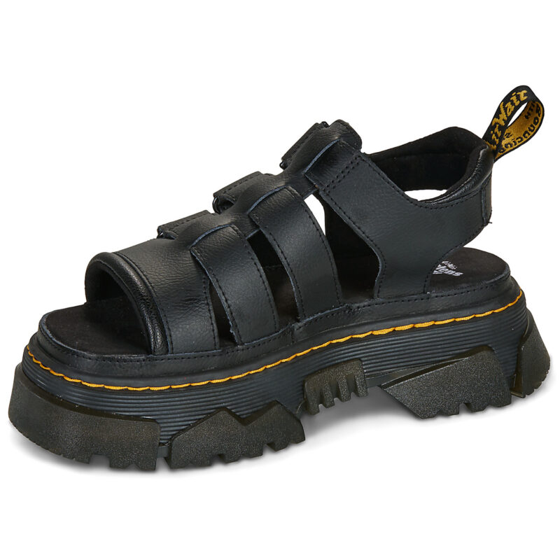 Dr. Martens Mattison 3S Sandal Black Athena Nero Sandali con zeppa Donna - 4