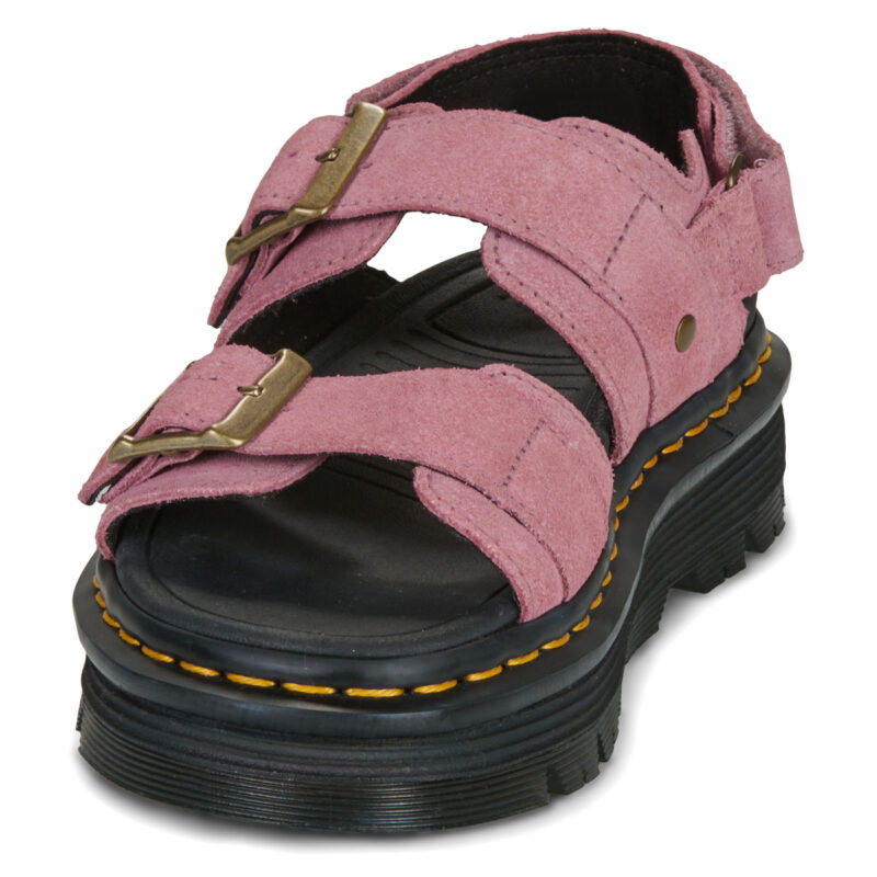 Dr. Martens ZebZag Sandal Dusty Rose EH Suede Rosa Sandali con zeppa Donna - 3