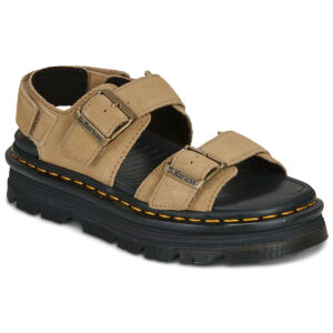 Dr. Martens  ZebZag Sandal Savannah Tan EH Suede  Beige -  Sandali con zeppa  Donna