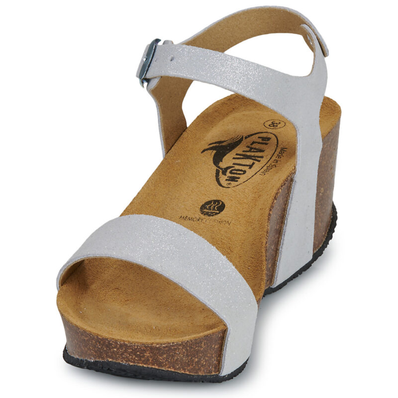Plakton SO KISS Bianco Sandali con zeppa Donna - 3