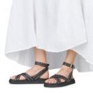 Steve Madden MY BESTIE-S Nero Sandali bassi Donna - 8