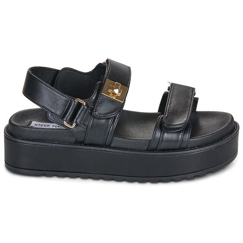 Steve Madden BIG MONA Nero Sandali con zeppa Donna - 2