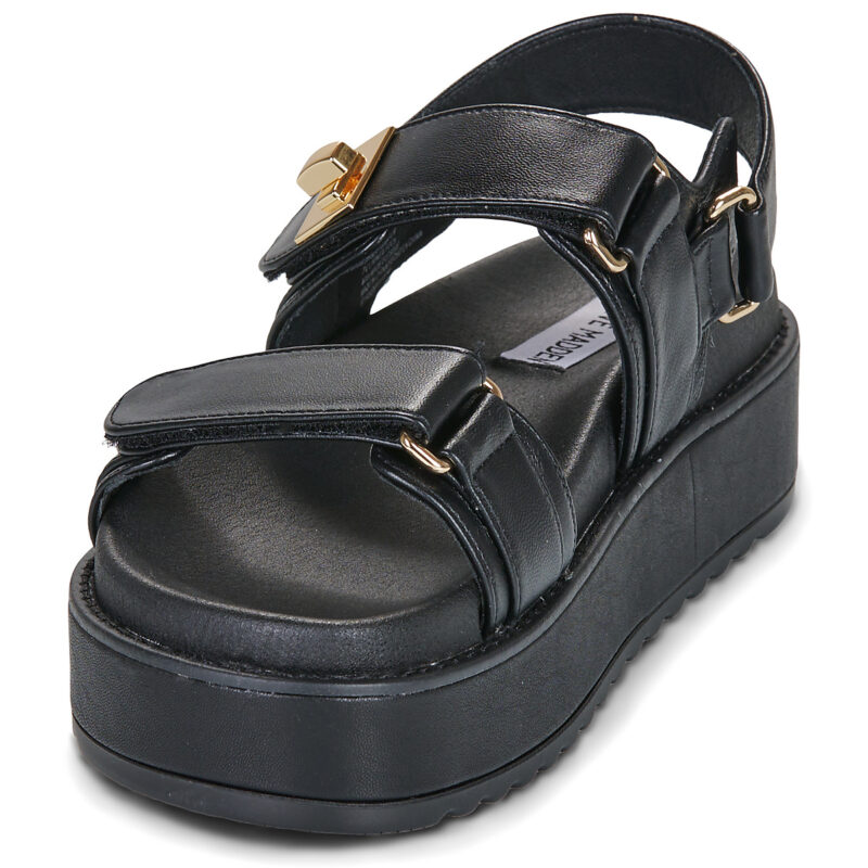 Steve Madden BIG MONA Nero Sandali con zeppa Donna - 3