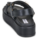 Steve Madden BIG MONA Nero Sandali con zeppa Donna - 5