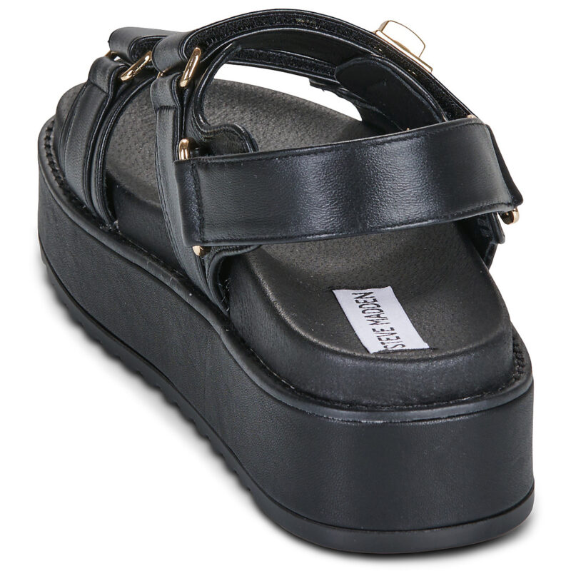Steve Madden BIG MONA Nero Sandali con zeppa Donna - 5