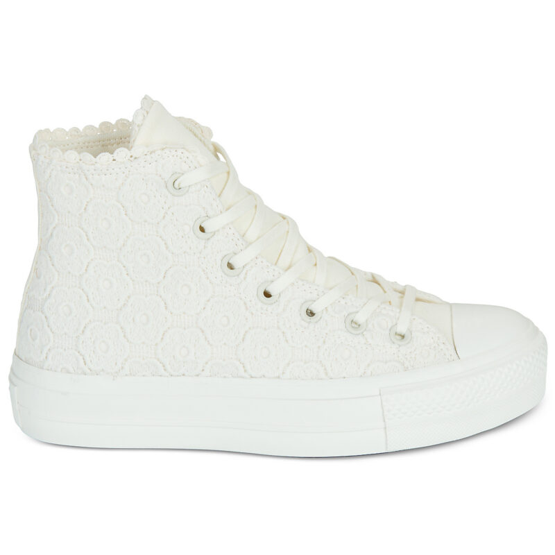 Converse Chuck Taylor All Star Lift Bianco Sneakers alte Donna - 2