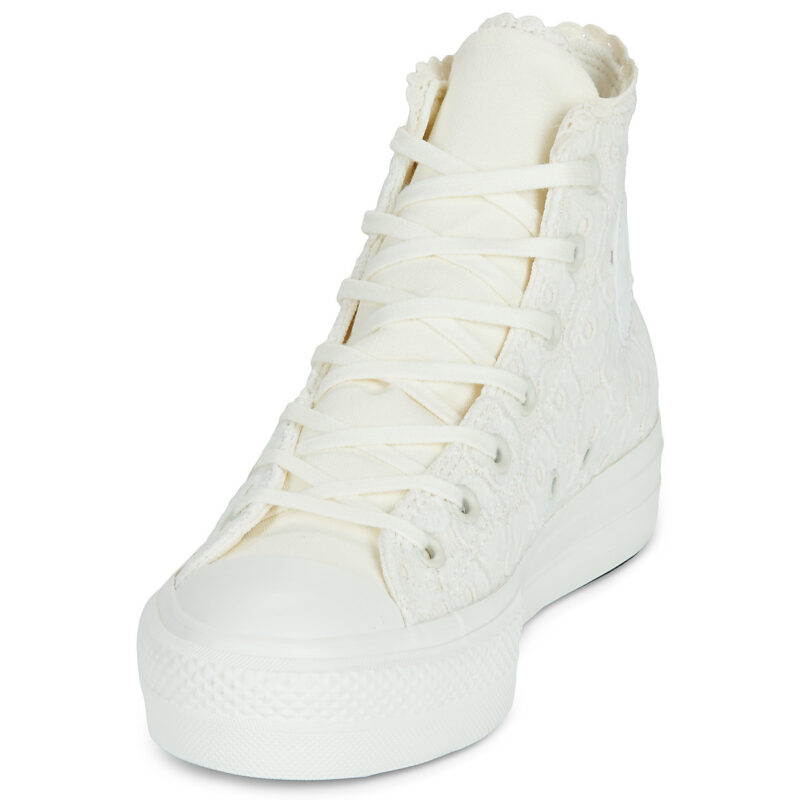 Converse Chuck Taylor All Star Lift Bianco Sneakers alte Donna - 3