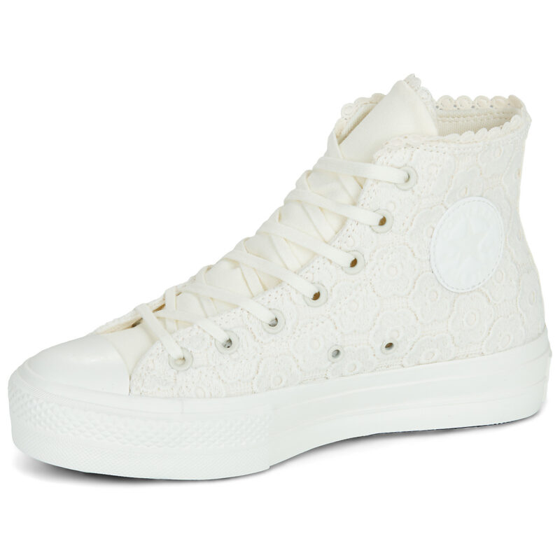 Converse Chuck Taylor All Star Lift Bianco Sneakers alte Donna - 4