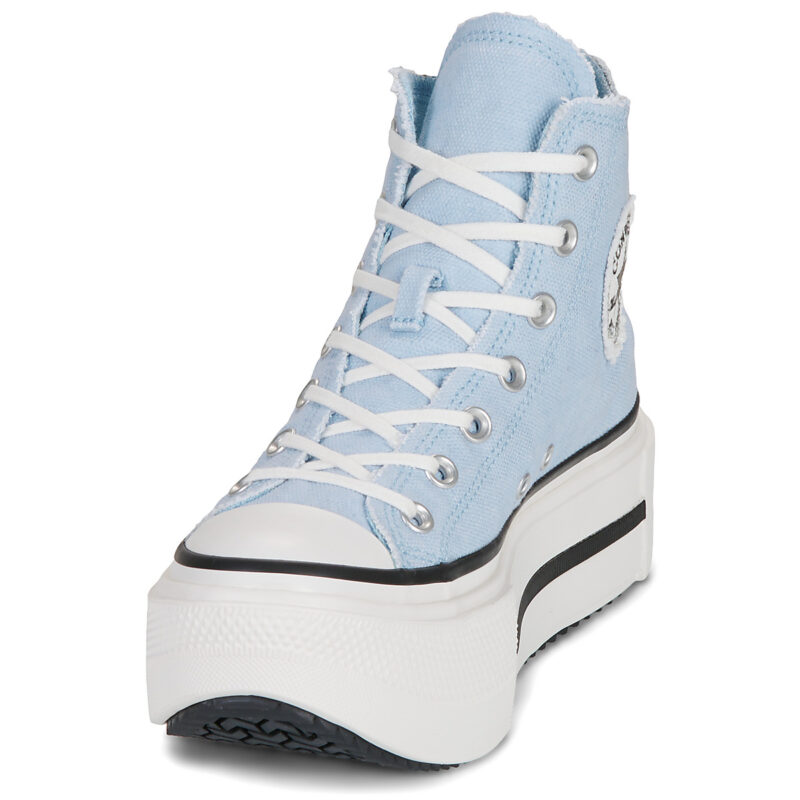 Converse  Chuck Taylor All Star Lift Double Stack  Blu -  Sneakers alte Donna - 3