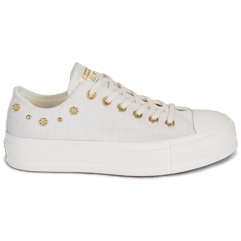 Converse Chuck Taylor All Star Lift Beige Sneakers basse Donna - 2