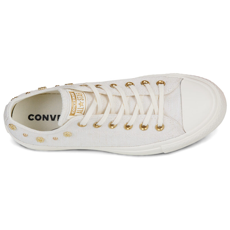 Converse Chuck Taylor All Star Lift Beige Sneakers basse Donna - 6