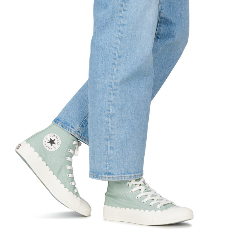 Converse  Chuck Taylor All Star  Verde -  Sneakers alte Donna - 8