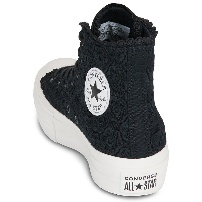 Converse Chuck Taylor All Star Lift Nero Sneakers alte Donna - 5