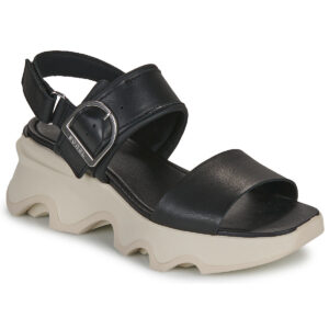 Sorel KINETIC IMPACT WEDGE Nero Sandali con zeppa Donna
