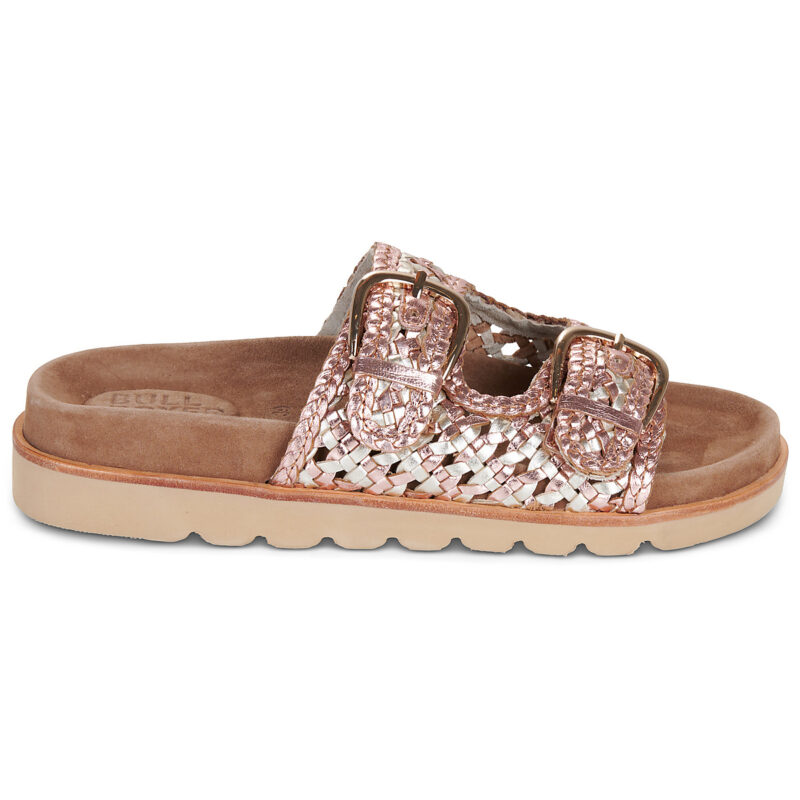 Bullboxer Pantuflas doradas para mujer 6RS0060702 - Talla 2