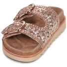 Bullboxer Pantuflas doradas para mujer 6RS0060702 - Talla 3