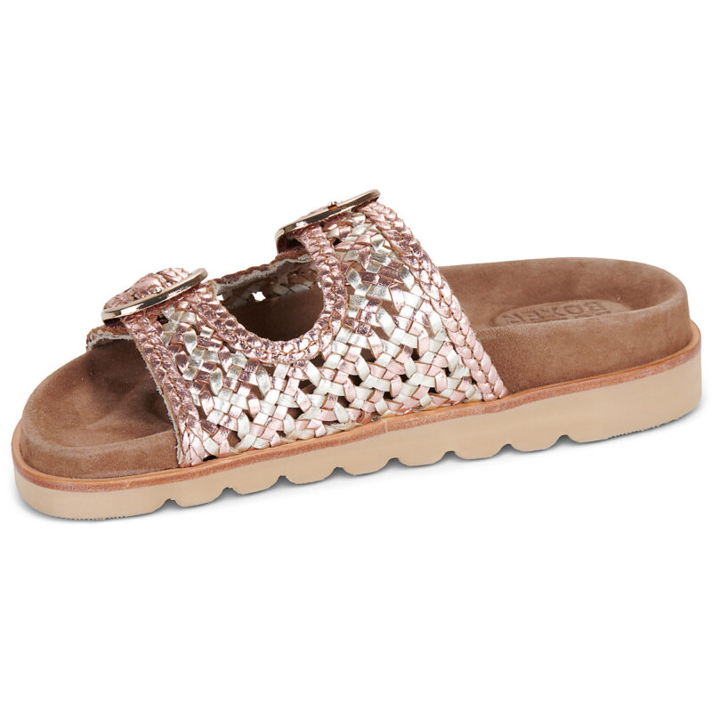 Bullboxer Pantuflas doradas para mujer 6RS0060702 - Talla 4