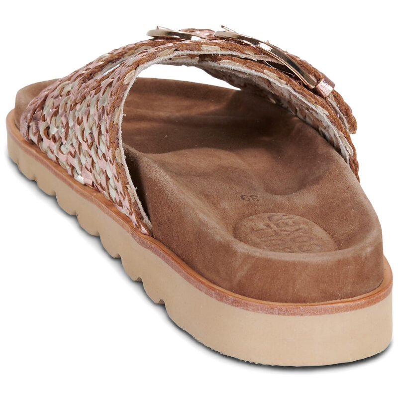 Bullboxer Pantuflas doradas para mujer 6RS0060702 - Talla 5
