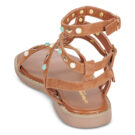 Les Tropeziennes par M.Belarbi CORIKA Braun Flache Sandalen Damen - 5