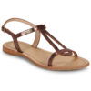 Les Tropeziennes par M.Belarbi HAMATGUM Gold Flache Sandalen Damen