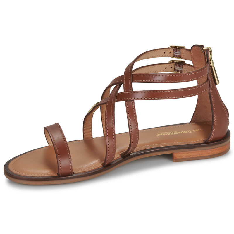 Les Tropeziennes par M.Belarbi HARCO Braun - Flache Sandalen Damen - 4