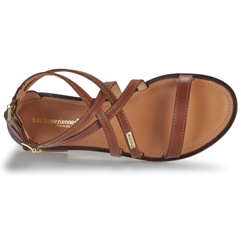 Les Tropeziennes par M.Belarbi HARCO Braun - Flache Sandalen Damen - 6