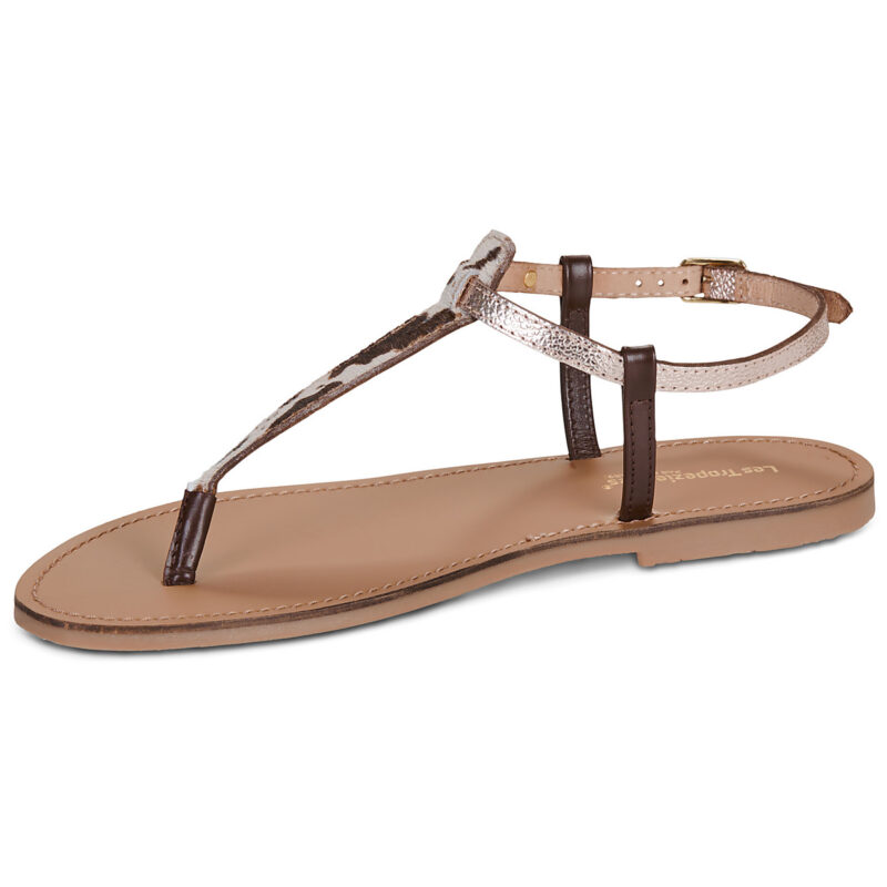 Les Tropeziennes par M.Belarbi HARVIL Schwarze flache Sandalen Damen - 4