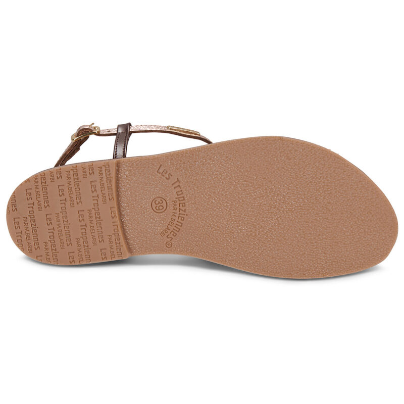 Les Tropeziennes par M.Belarbi HARVIL Schwarze flache Sandalen Damen - 7
