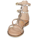 Les Tropeziennes par M.Belarbi HASTRID Gold Flache Damensandalen - 3