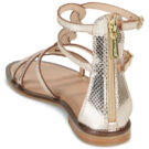Les Tropeziennes par M.Belarbi HASTRID Gold Flache Damensandalen - 5