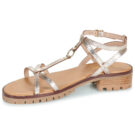 Les Tropeziennes par M.Belarbi HAURA Gold Flache Sandalen Damen - 4
